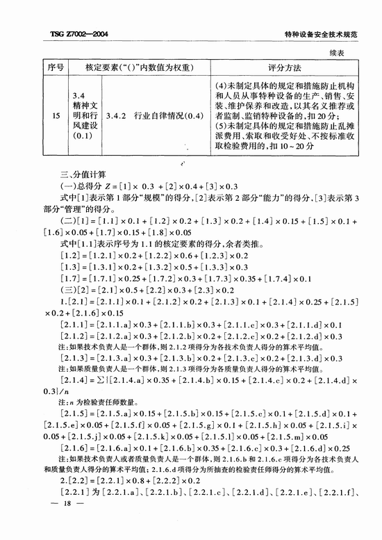 特种设备检验检测机构鉴定评审细则(TSG Z7002-2004)